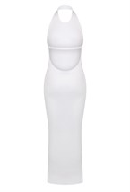 Платье вязаное длинное - фото 113566