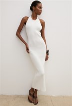 Платье вязаное длинное - фото 113568