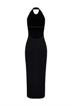 Платье вязаное длинное - фото 113578