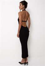 Платье вязаное длинное - фото 113581