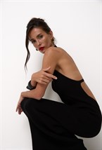 Платье вязаное длинное - фото 113582