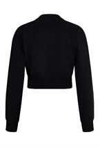 Укороченный вязаный кардиган - фото 113656