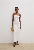 Длинное платье-бандо - фото 113741