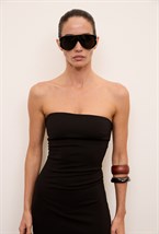 Длинное платье-бандо - фото 113775