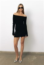 Платье со спущенными плечами - фото 113791