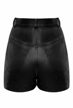 Шорты кожаные - фото 113858
