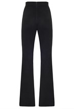 Брюки-клеш однотонные - фото 115633