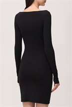 Платье Муза однотонное - фото 115648