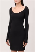 Платье Муза однотонное - фото 115649