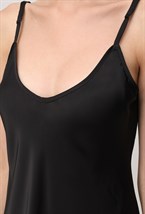 Платье-комбинация однотонное - фото 115664