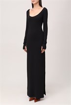 Платье с разрезами - фото 115670