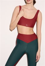 Леггинсы Forza burgundy-green - фото 116643