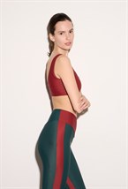 Леггинсы Forza burgundy-green - фото 116644