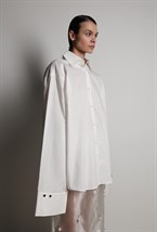 Рубашка с удлиненными рукавами - фото 117181