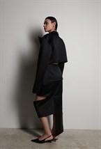 Юбка миди с разрезом - фото 117221