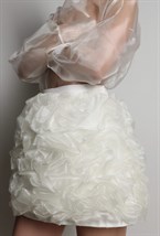 Юбка шорты из органзы - фото 117271