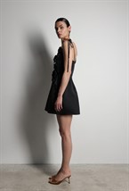 Платье мини с цветами - фото 117309