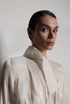 Платье с эффектом мокрой ткани - фото 117324