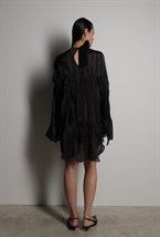 Платье с эффектом-мокрой ткани - фото 117329