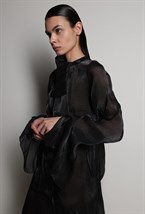 Платье с эффектом-мокрой ткани - фото 117331