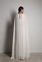 Платье макси с накидкой - фото 117365