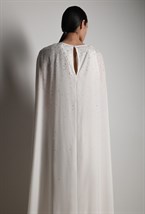 Платье макси с накидкой - фото 117366