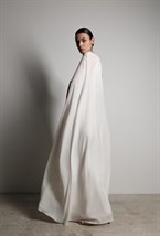 Платье макси с накидкой - фото 117367