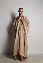 Платье Абайа со стразами органза - фото 117369