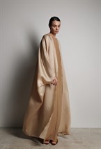 Платье Абайа со стразами органза - фото 117372