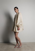 Платье мини в горох - фото 117400