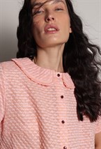 Платье розовое мини - фото 117441