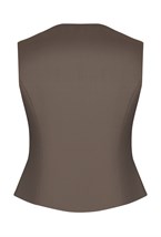 Приталенный жилет из шерсти - фото 117766