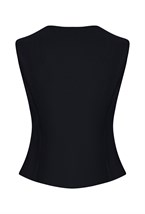 Приталенный-жилет из шерсти - фото 117768