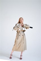 Тренч Гера с жилетом Зебра - фото 117869