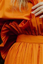 Тренч Ра с Баской Фрея оранжевый - фото 117879