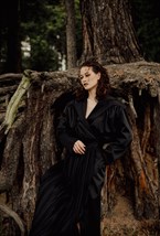 Тренч Ра с Баской Фрея черный - фото 117886