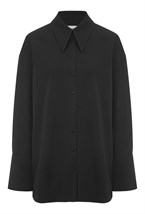 Рубашка с манжетами black - фото 118040