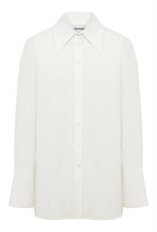 Рубашка с манжетами cream - фото 118056