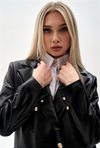 Жакет из эко-кожи - фото 118555
