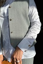 Жилетка из мягкого твида Grey - фото 118576