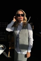 Жилетка из мягкого твида Grey - фото 118577