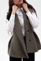 Жилетка из шерстяного твида - фото 118580