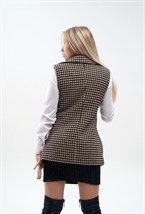 Жилетка из шерстяного твида - фото 118581