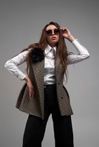 Жилетка из шерстяного твида - фото 118583