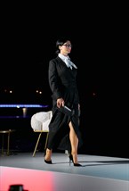 Платье асимметрия с рукавами - фото 118608