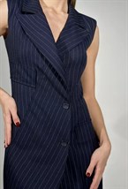 Платье асимметрия с рукавами - фото 118609