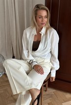 Рубашка из жатой вискозы - фото 118633