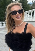 Топ с перьями - фото 118664