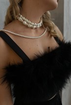 Топ с перьями - фото 118666