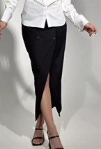 Юбка c лацканами - фото 118699